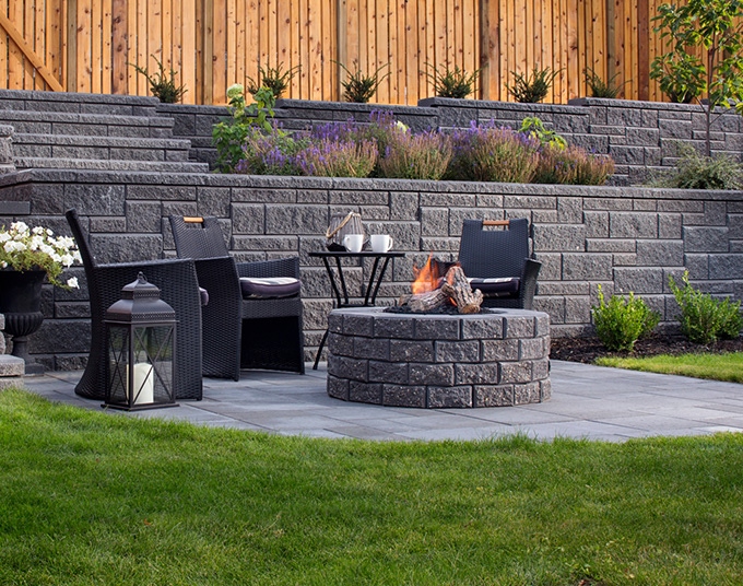 patio retaining wall bricks in winnipeg manitoba