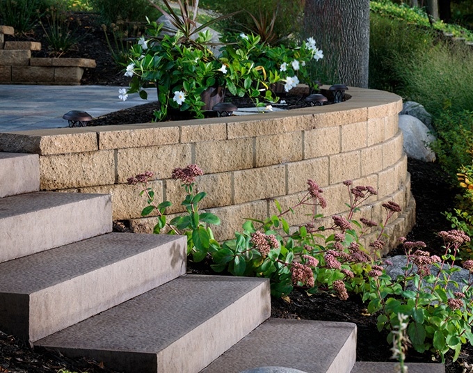 hardscapes retaining wall blocks columbus ohio