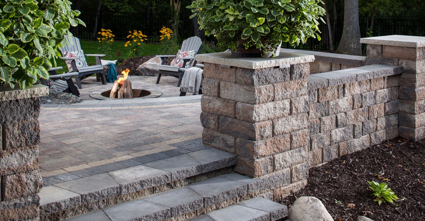 patio retaining wall bricks in miami florida