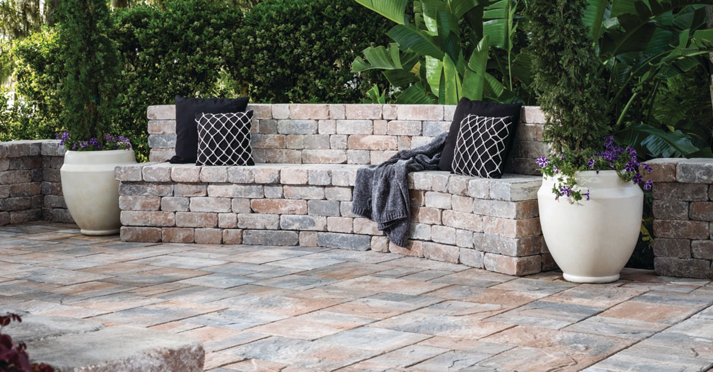 travertine pavers retaining wall stones in orlando florida