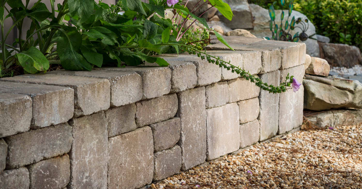 concrete backyard retaining walls in virginia beach virginia