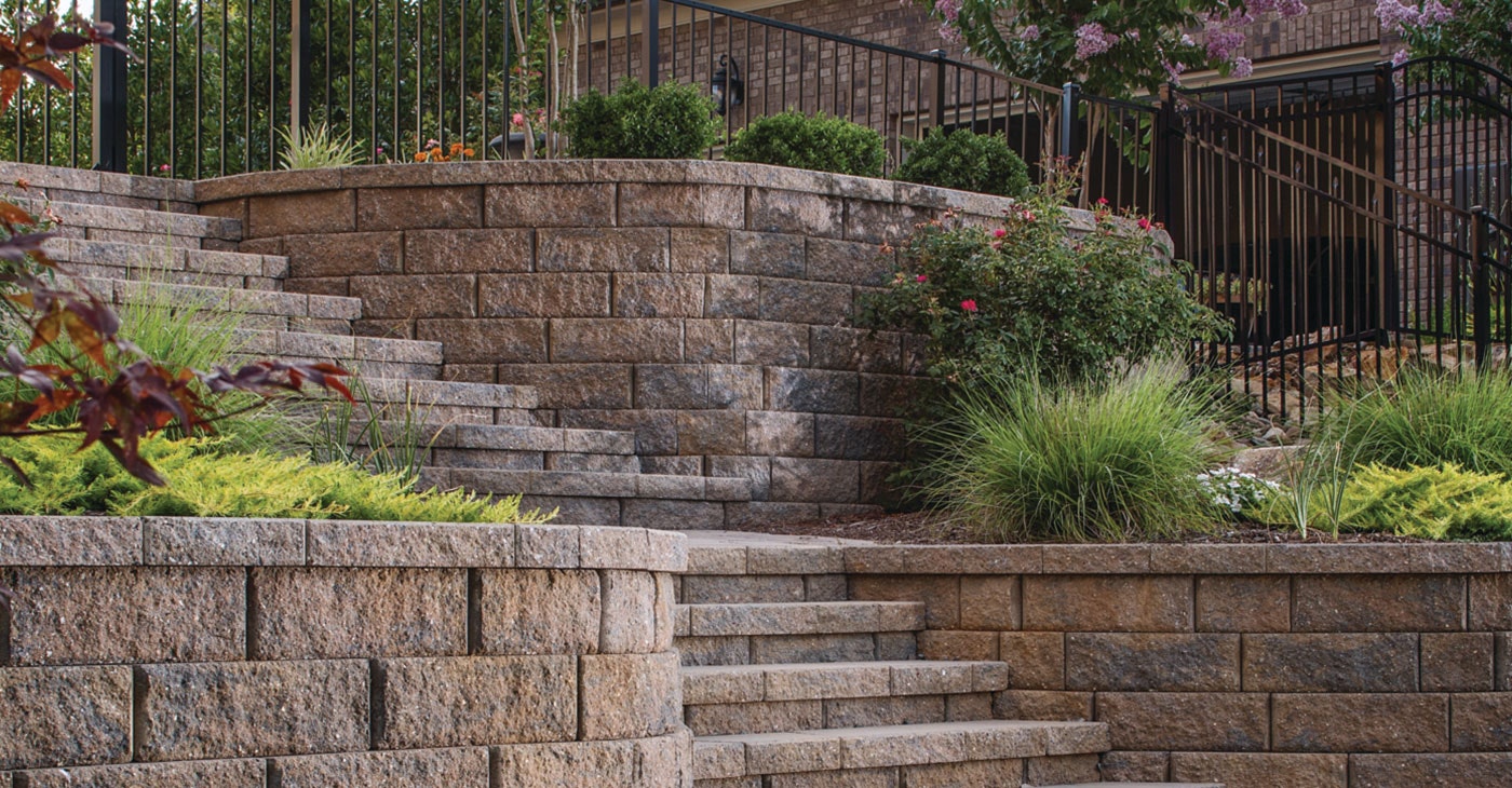 brick retaining walls in charlotte north carolina