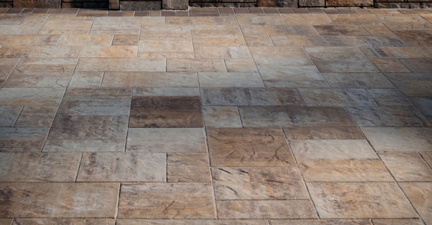travertine paver walkways in denver colorado