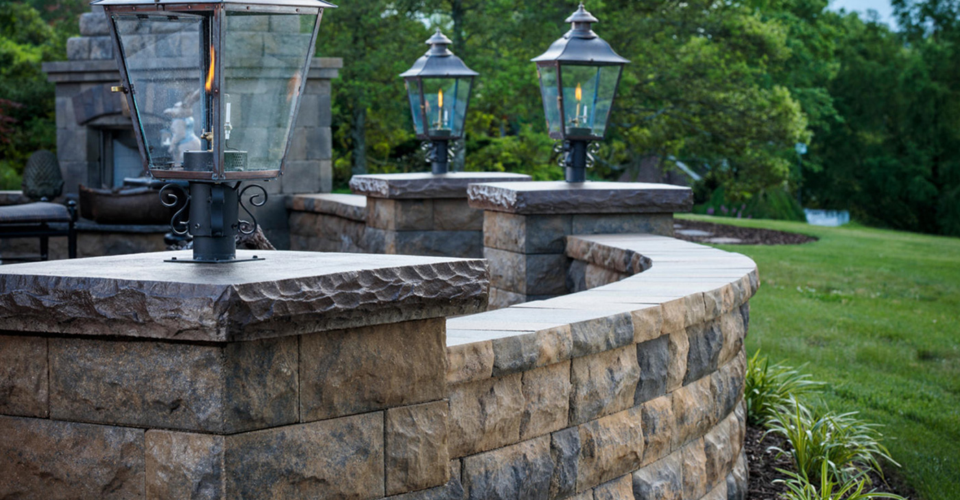 landscape retaining wall blocks in sacramento california
