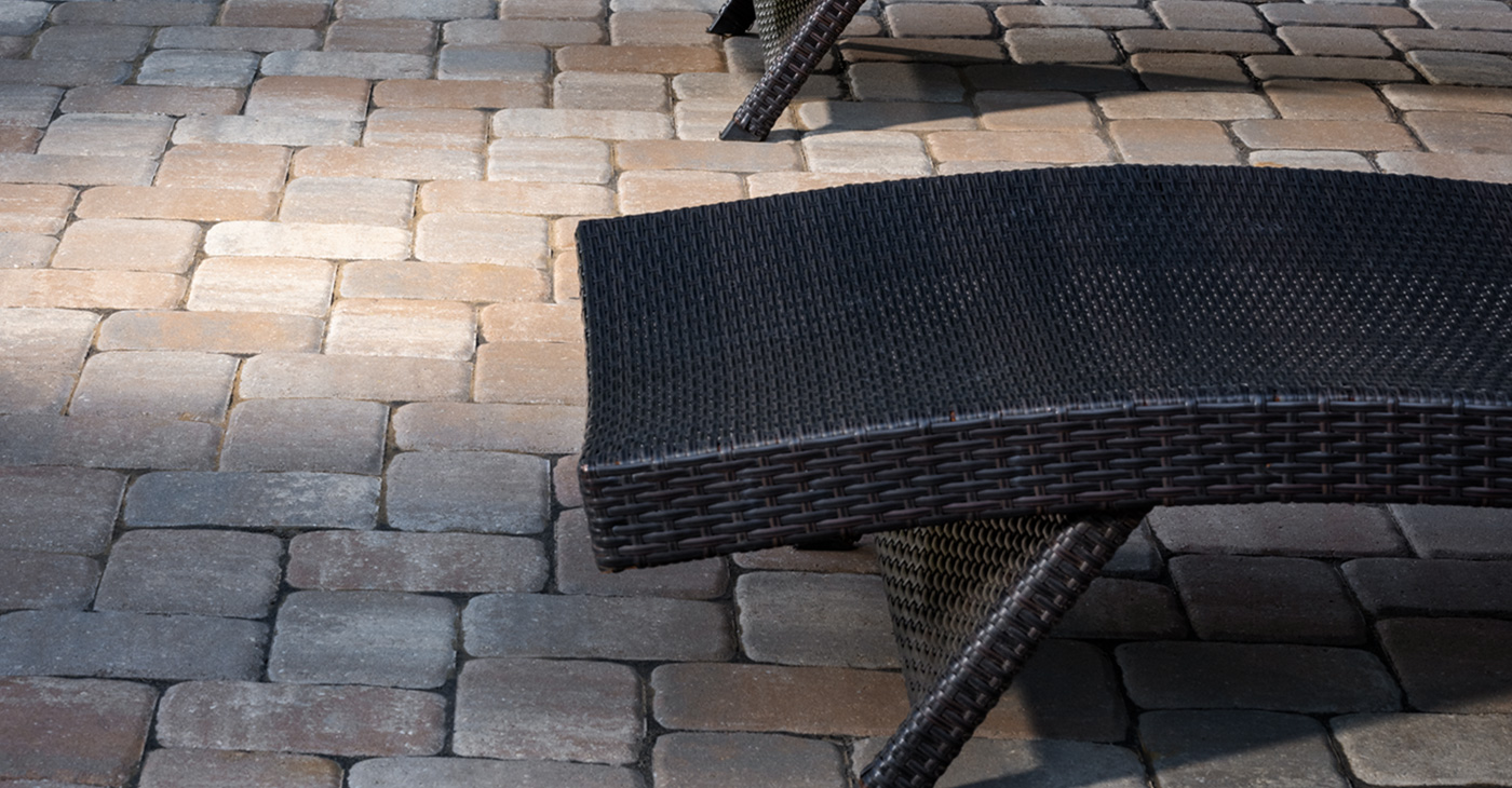 hardscape pavers in a patio in cleveland ohio