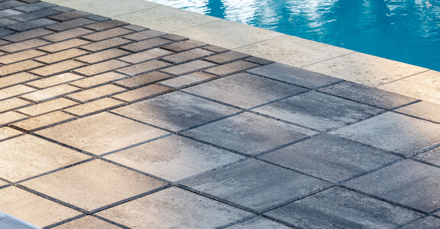 travertine interlocking paver installation in tampa florida
