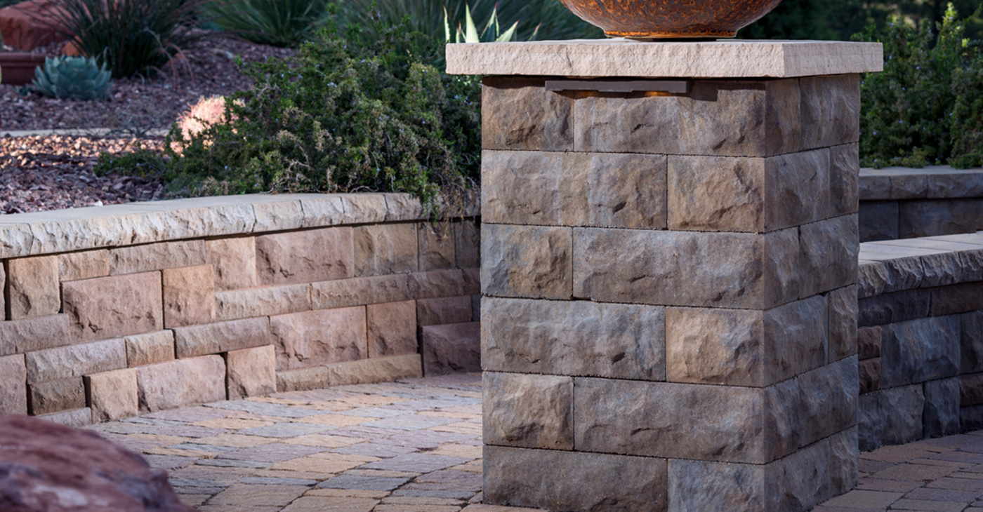 outdoor patio retaining wall blocks albuquerque new mexico