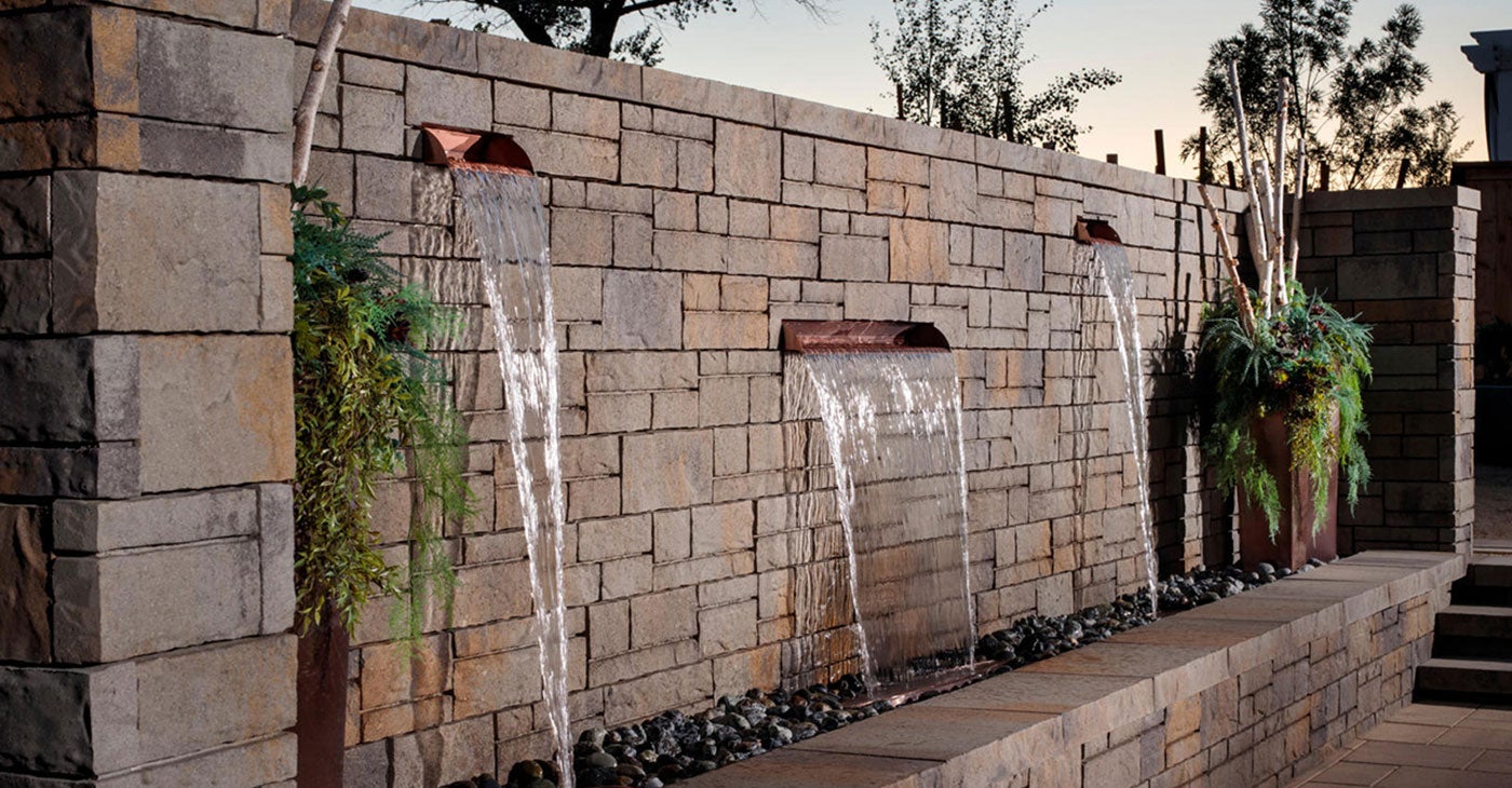 backyard stone retaining walls in san diego california