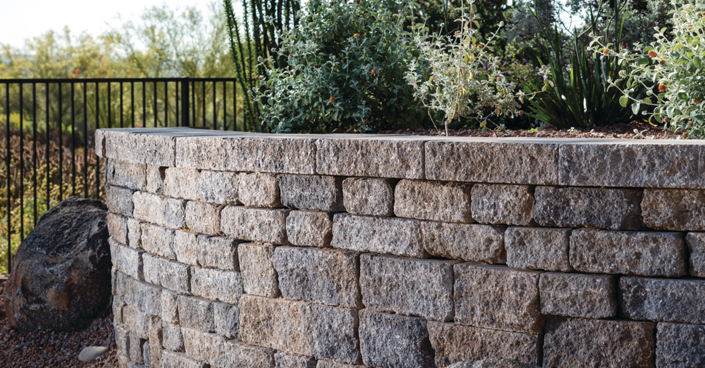 backyard retaining wall stones in greenville south carolina