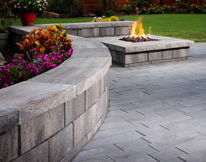 concrete patio retaining walls in victoria british columbia