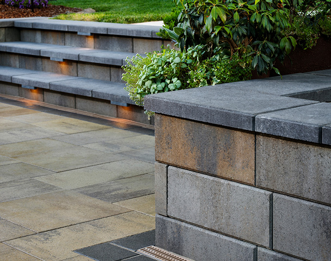 stone retaining wall design installation cincinnati ohio