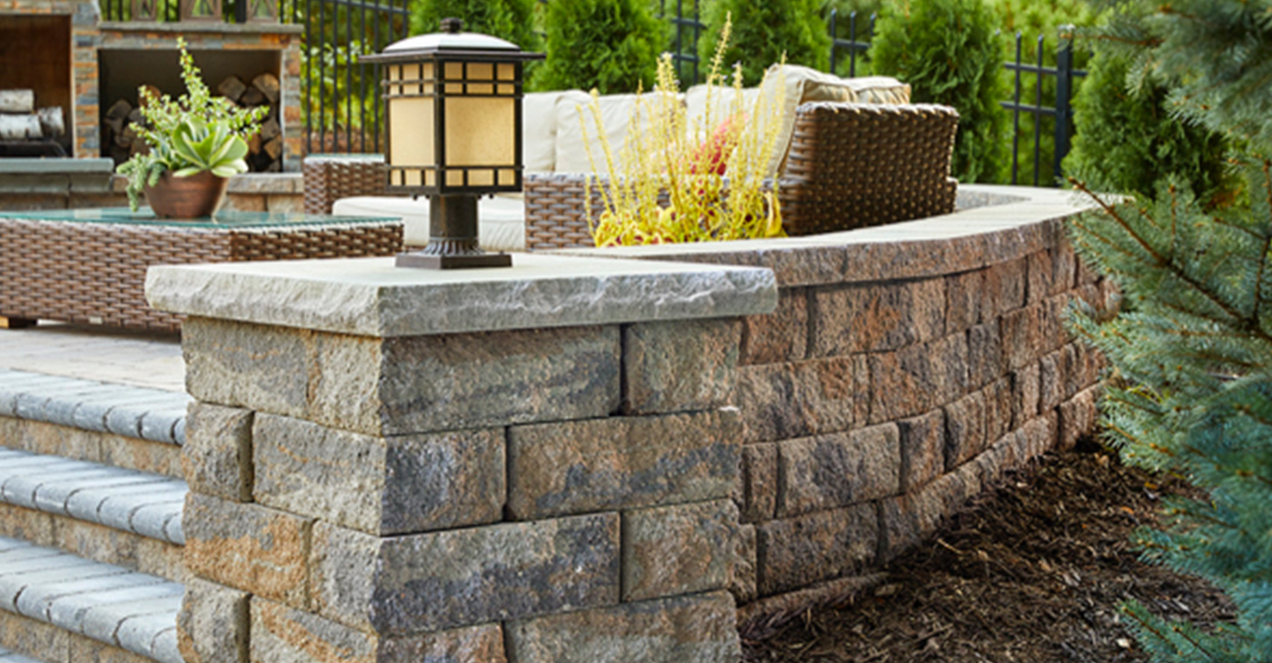 stone block retaining wall cincinnati ohio
