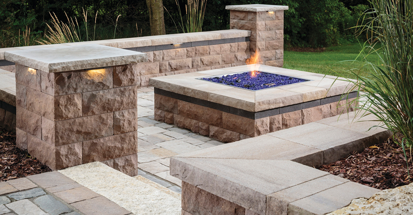 backyard hardscape retaining walls in louisville kentucky