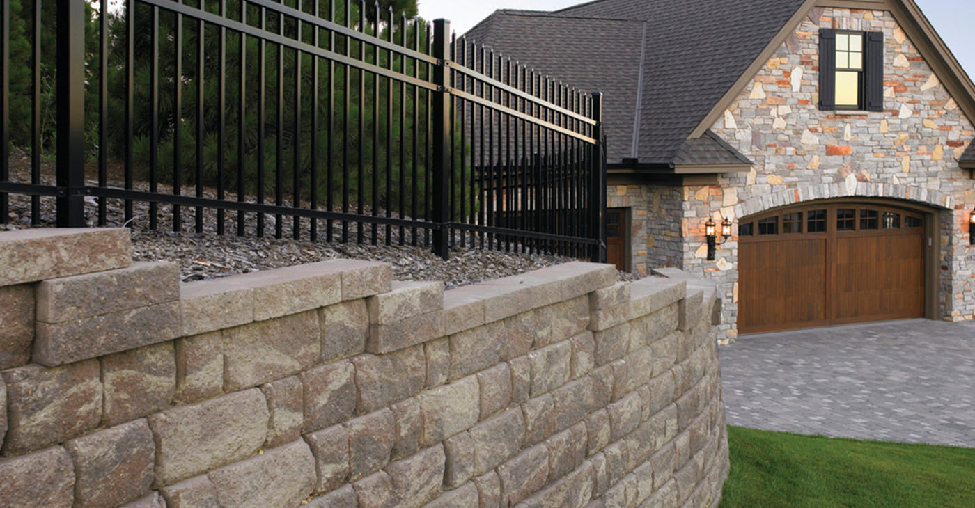 cobblestone retaining wall blocks in virginia beach virginia