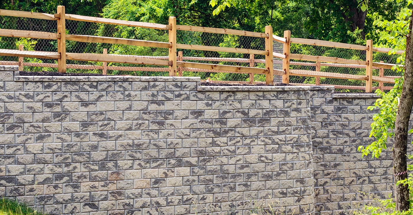 outdoor retaining wall in boston massachusetts