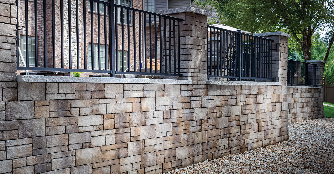 patio retaining wall blocks in louisville kentucky