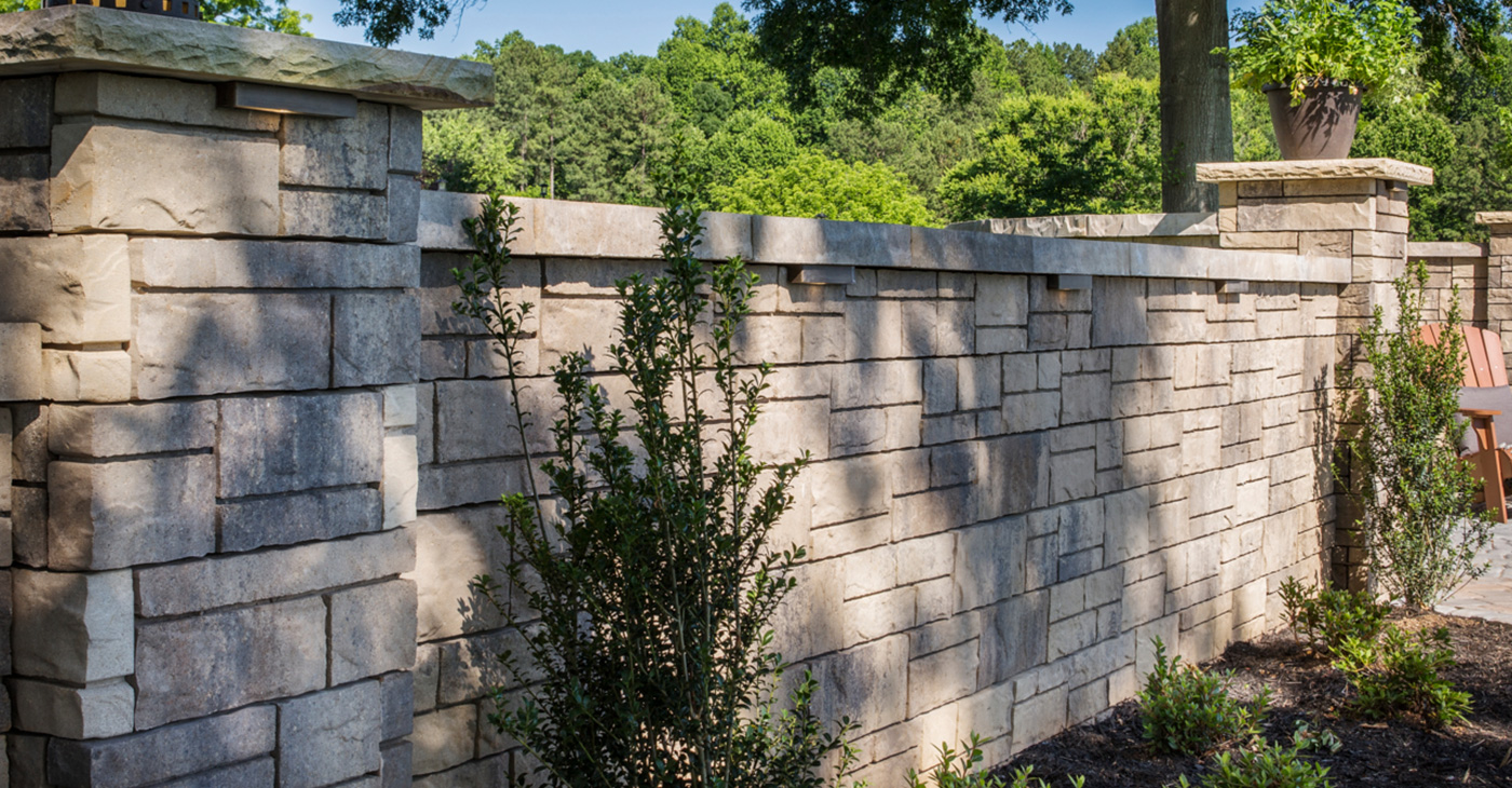 backyard retaining wall blocks in nashville tennessee
