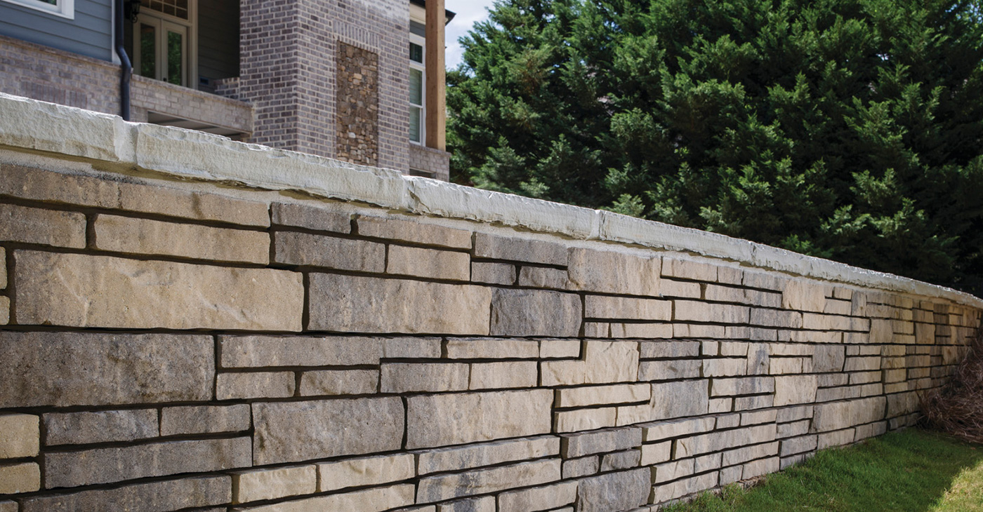 backyard retaining wall blocks in omaha nebraska