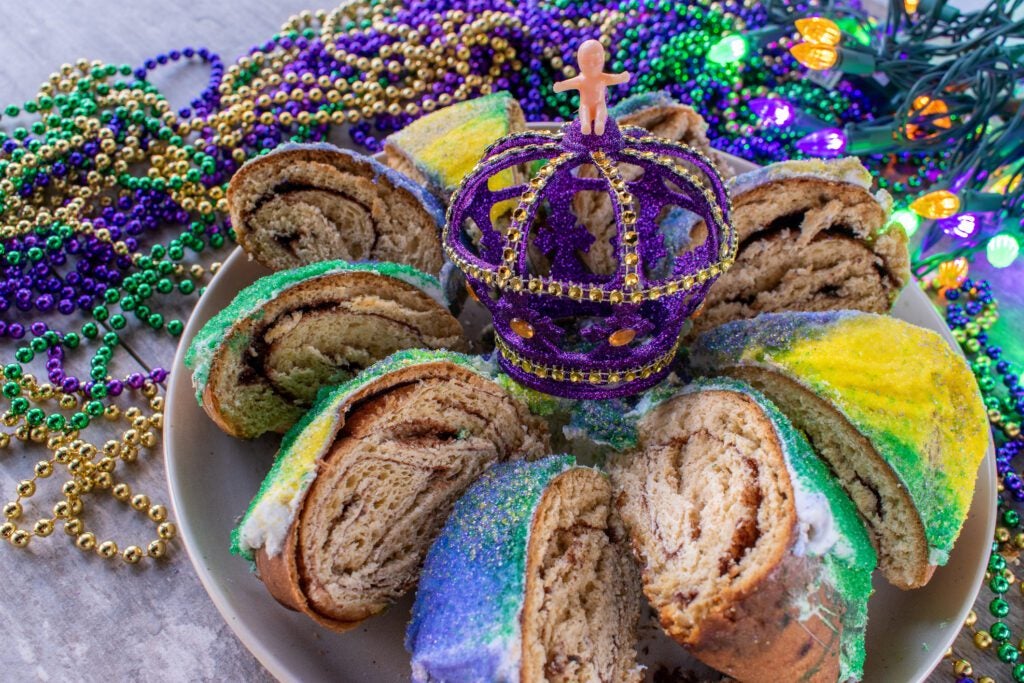 mardi gras cake recipes