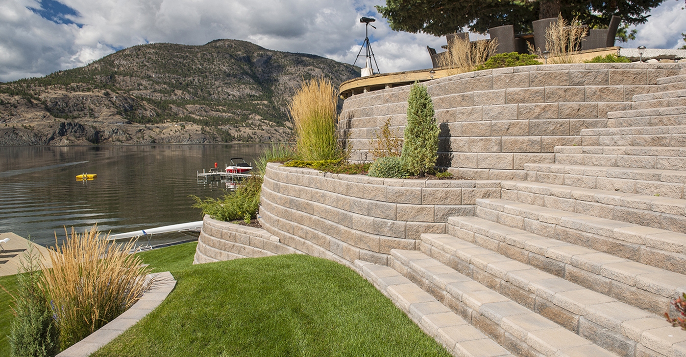 backyard concrete retaining walls in winnipeg manitoba