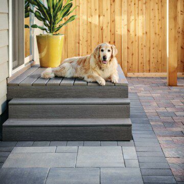 pavers and composite decking