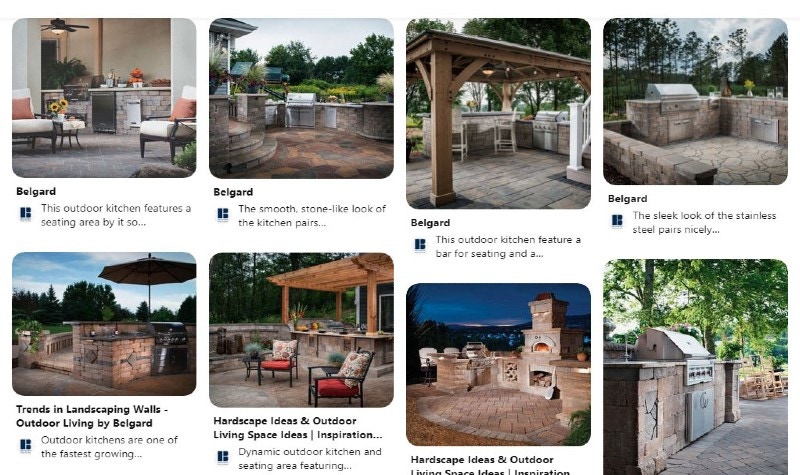 Creating your Outdoor Kitchen Idea Boards