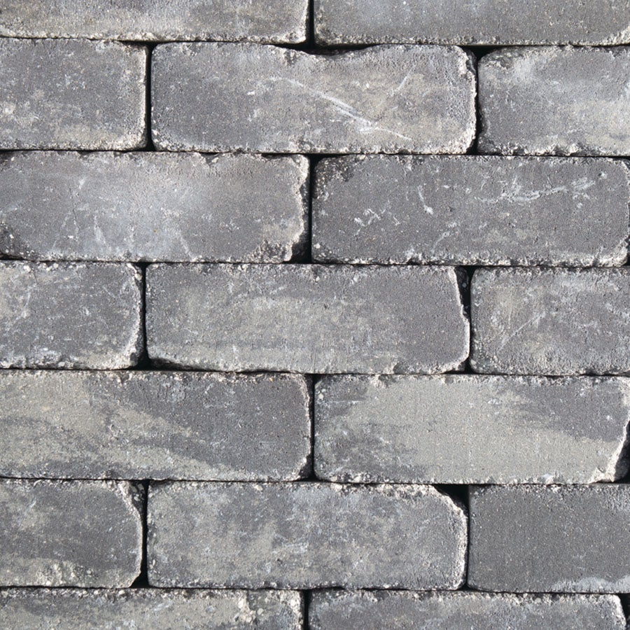 grey backyard patio stone