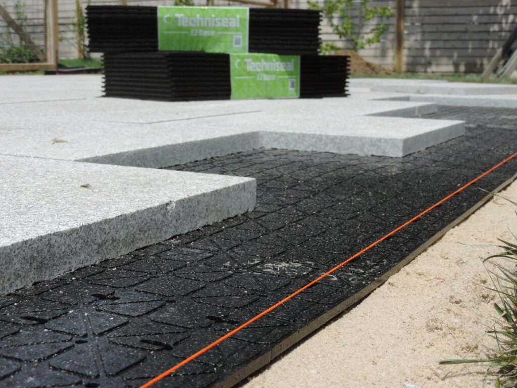 Techniseal and EZ Base Foam Panels Concrete Pavers Techniseal and EZ Base Foam Panels Concrete Pavers
