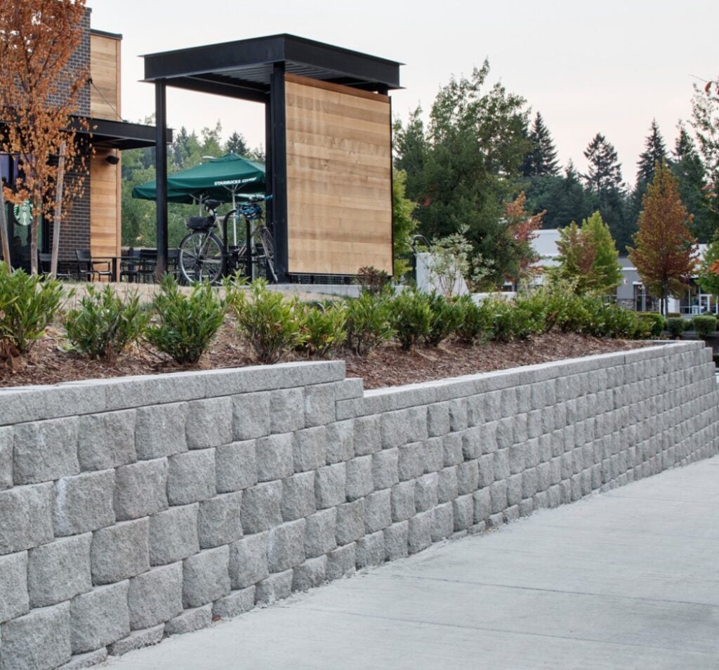 international jazz day concrete brick retaining wall design