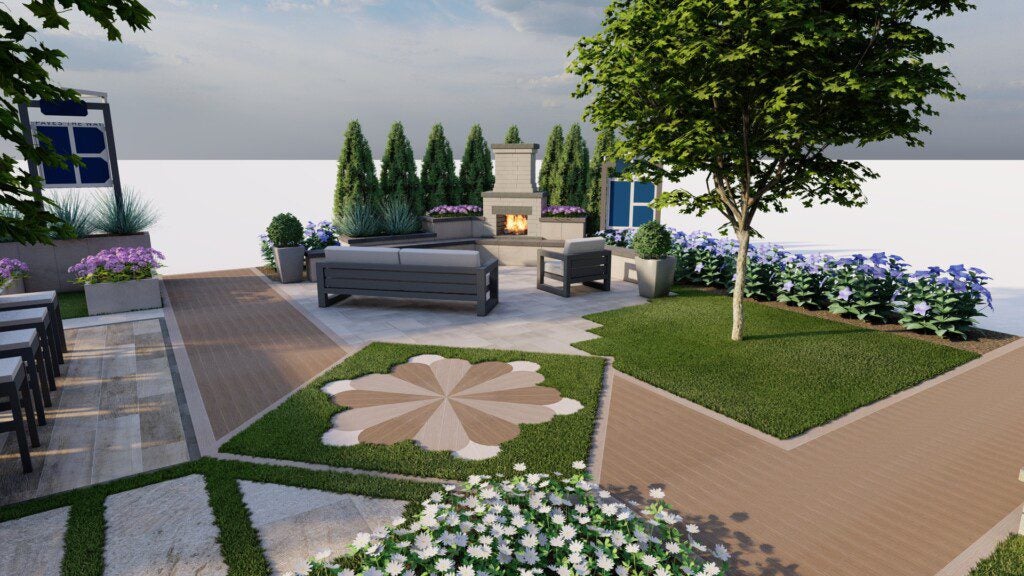 Belgard Lafitt Grana, showcased at the Philadelphia Flower Show Belgard Lafitt Grana, showcased at the Philadelphia Flower Show