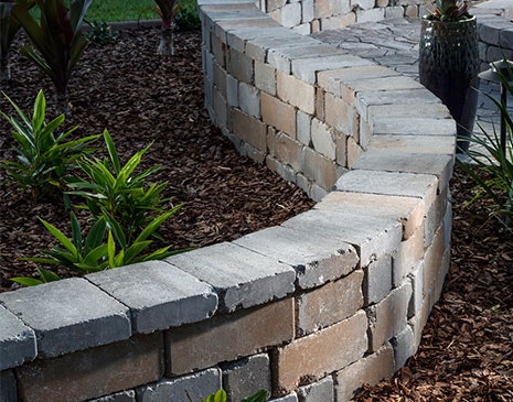 Freestanding Landscape Wall Blocks Orlando, FL