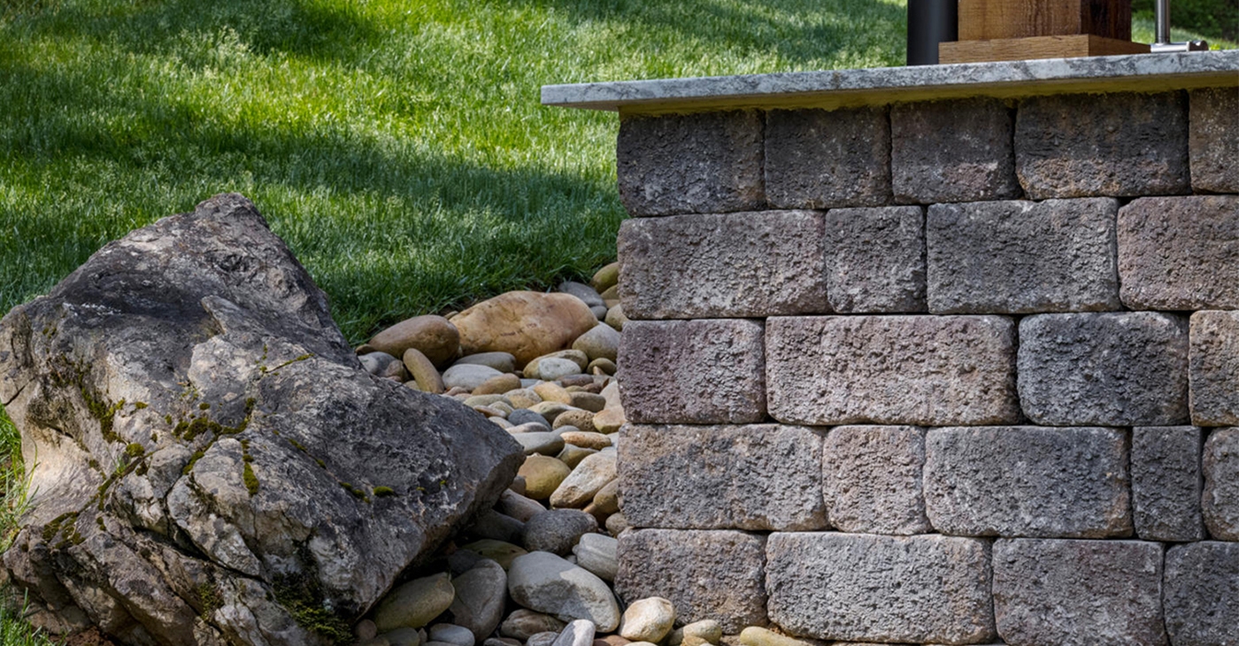 Castlemanor Rustic Retaining Wall Atlanta