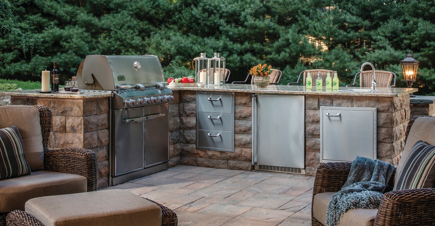 Denver Outdoor Kitchens Design - Belair 2.0 Wall Block Kitchen