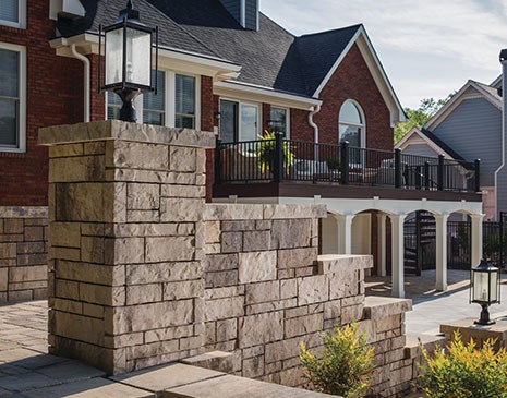 Freestanding Landscape Wall Hardscapes in Atlanta GA