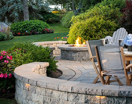 classic stone fire pits for outdoor living areas