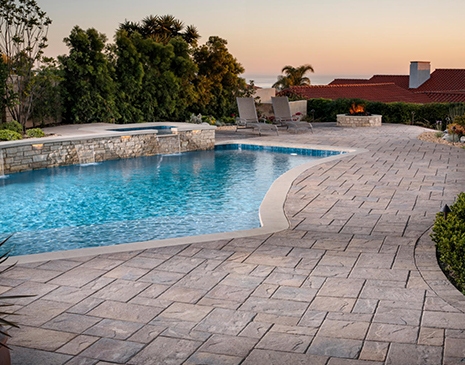 Porcelain, Travertine & Concrete Pavers for Pool Decks in Jacksonville, FL