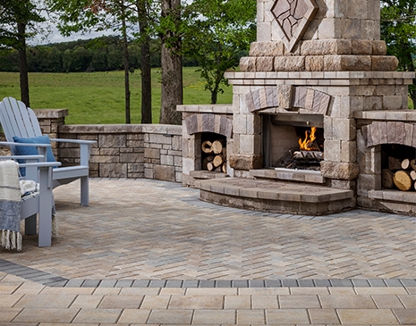 Outdoor Paver Fireplaces in Atlanta GA