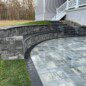 Weston Wall Sitting Wall with Dimensions 12 Pavers
