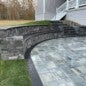Weston Wall Sitting Wall with Dimensions 12 Pavers