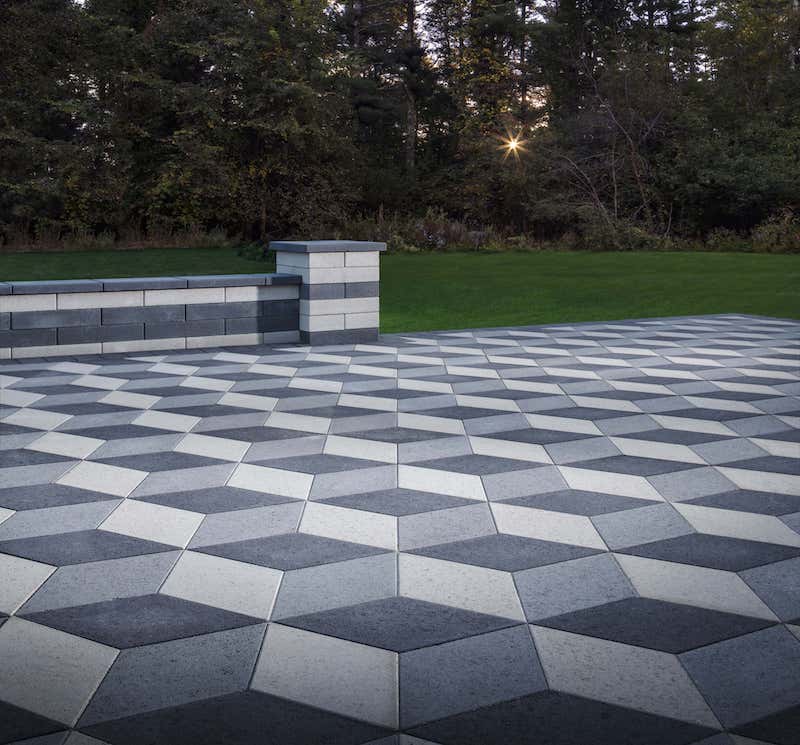 diamond geometric shapes curb appeal