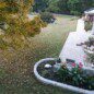 Origins 12 Paver Patio and Walkway with Weston Wall Steps and Plant Bed Border