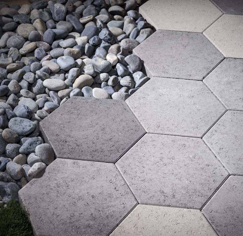 hexagonal geometric shapes curb appeal