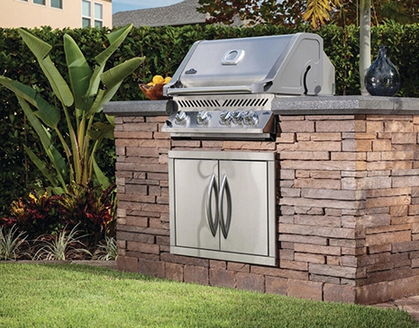 Outdoor Kitchen Grill Island in Orlando FL