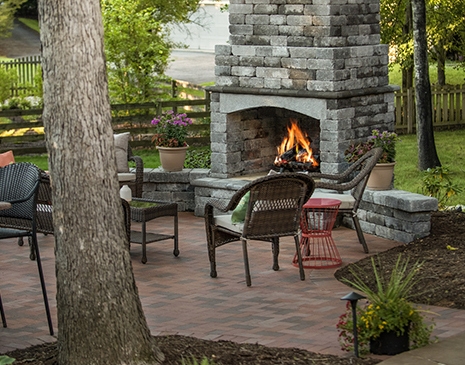Outdoor fireplaces for St. Louis installation