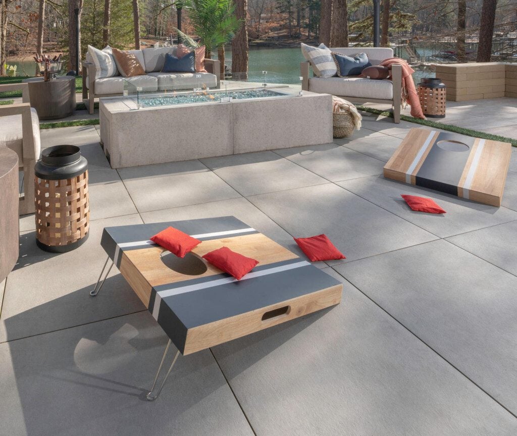 Patio game area