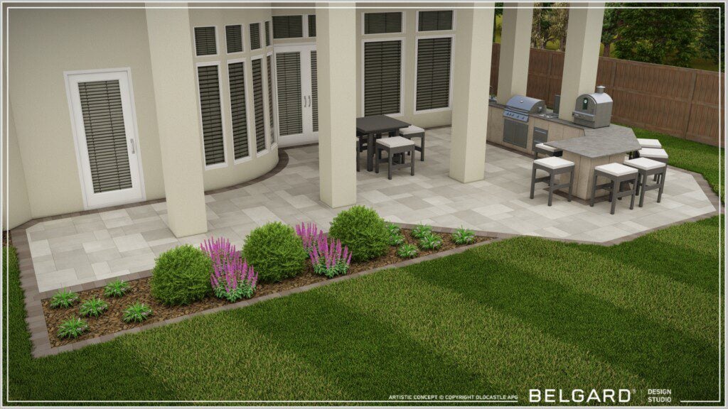 Hand Makes Home Renderings from Belgard Design Studio