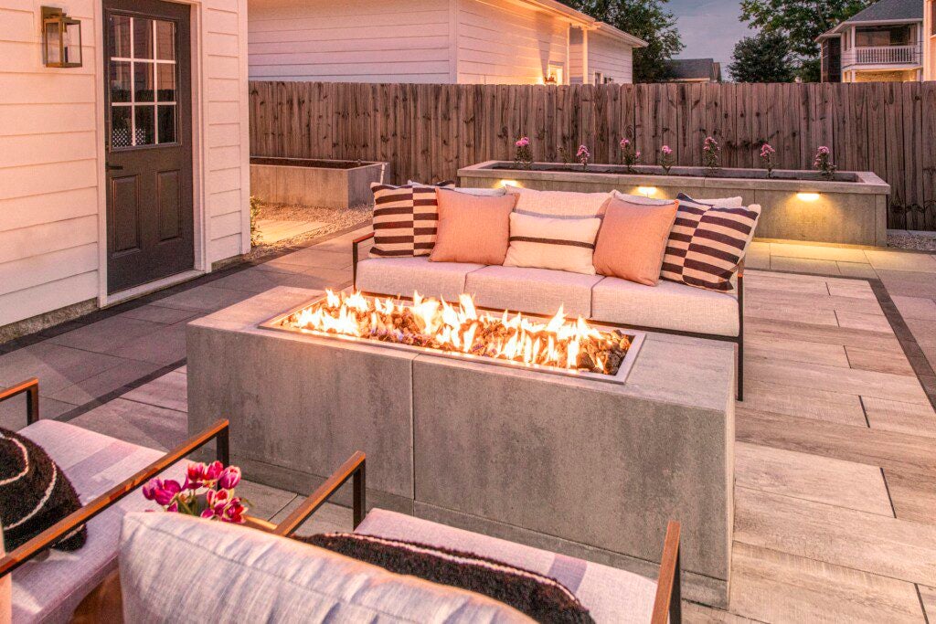 The Home edit fire pit