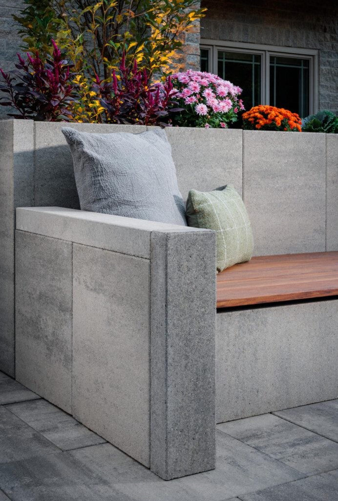 Belgard Artforms seating area