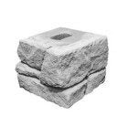Cast Wall 2-PC Corner Unit A Silo