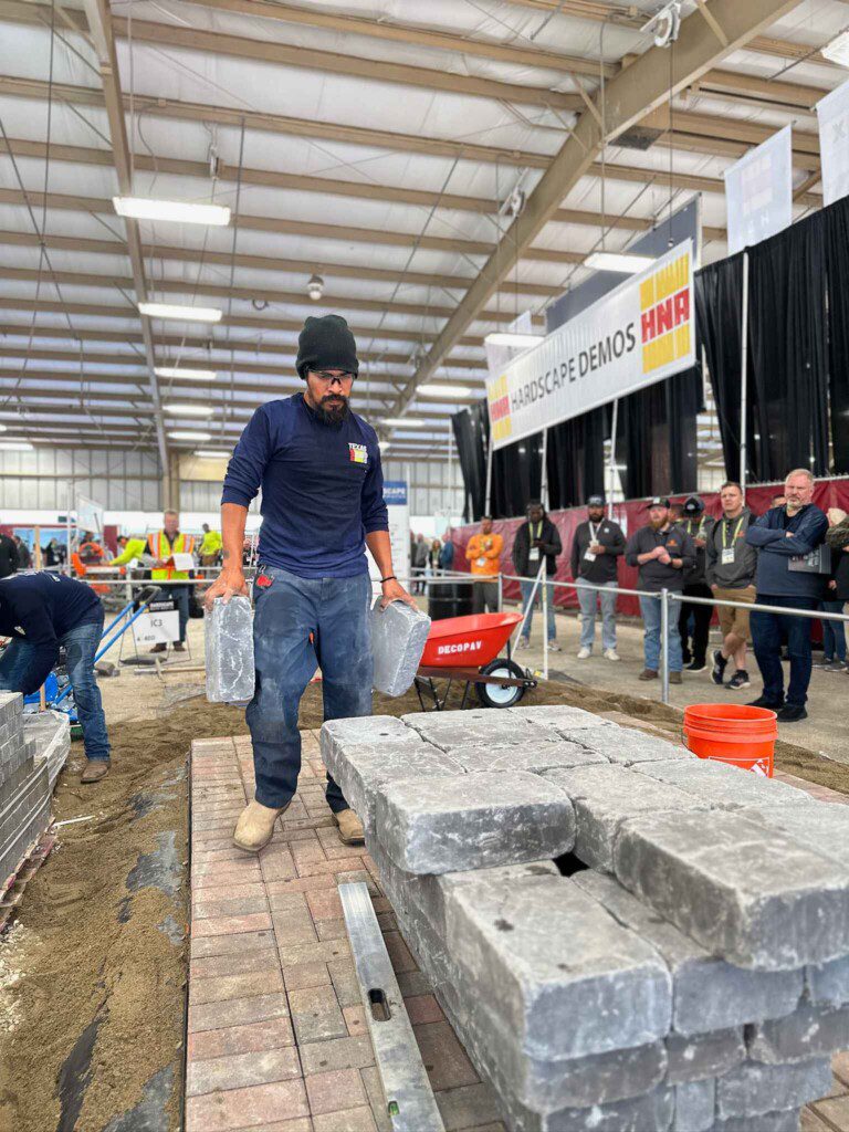 Using pavers at the HNA Installer Championship